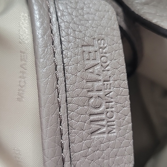 MICHAEL Michael Kors Taupe Leather Hobo Bag - Picture 12 of 13